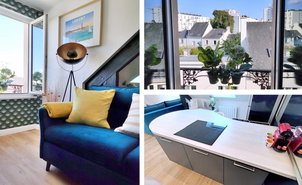 LE REFLET MERVILLE - Central & chic - AufildeLorient Apartment in Lorient