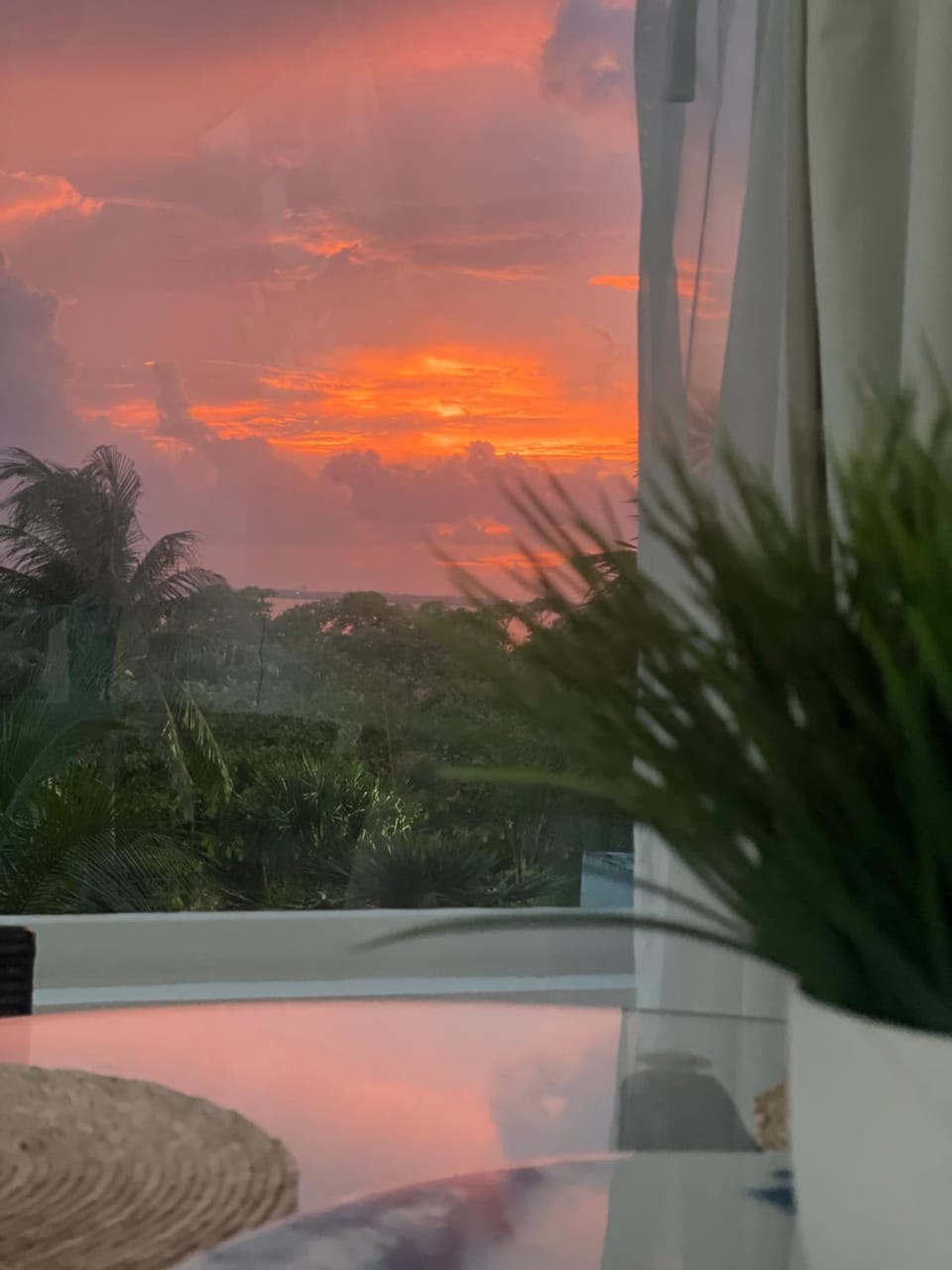 Lake view, Sunset