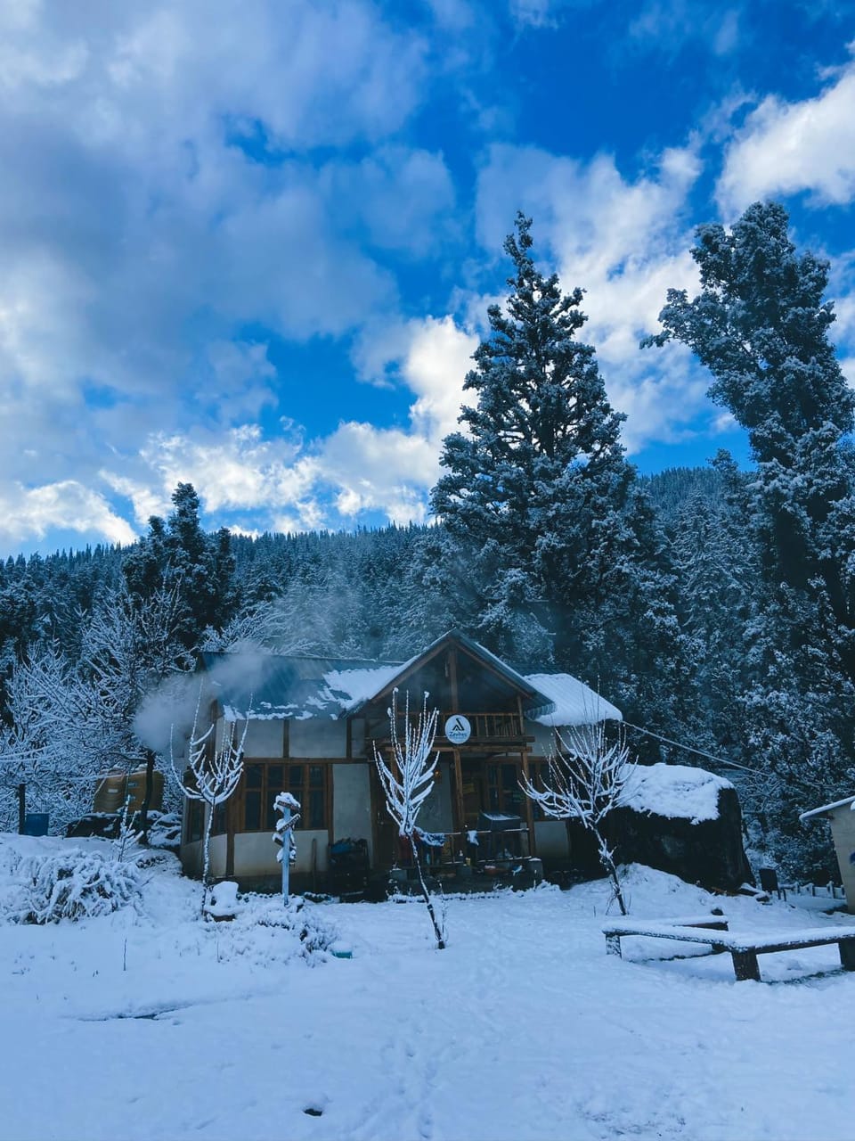 Property building, Natural landscape, Winter