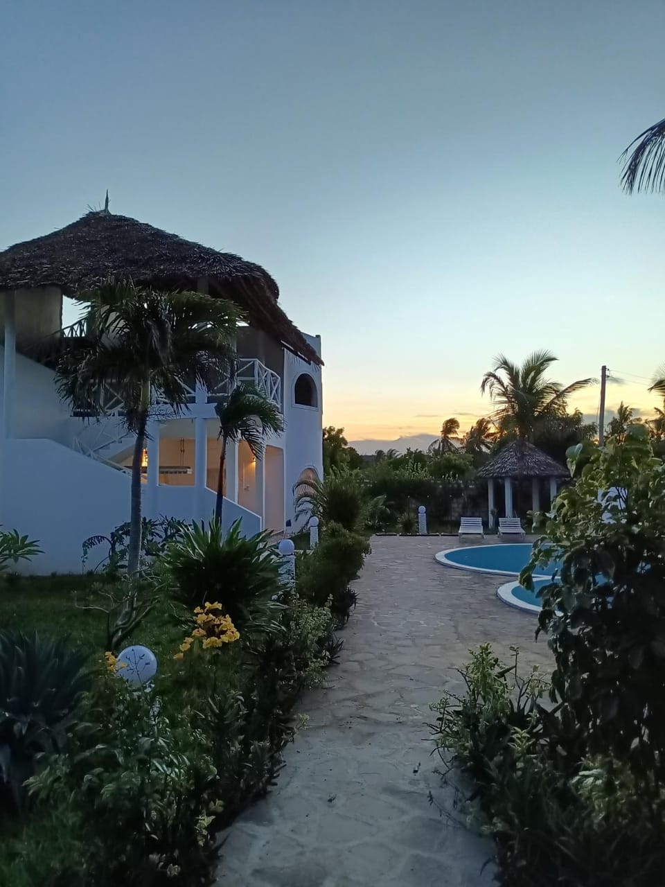 Property building, Sunset