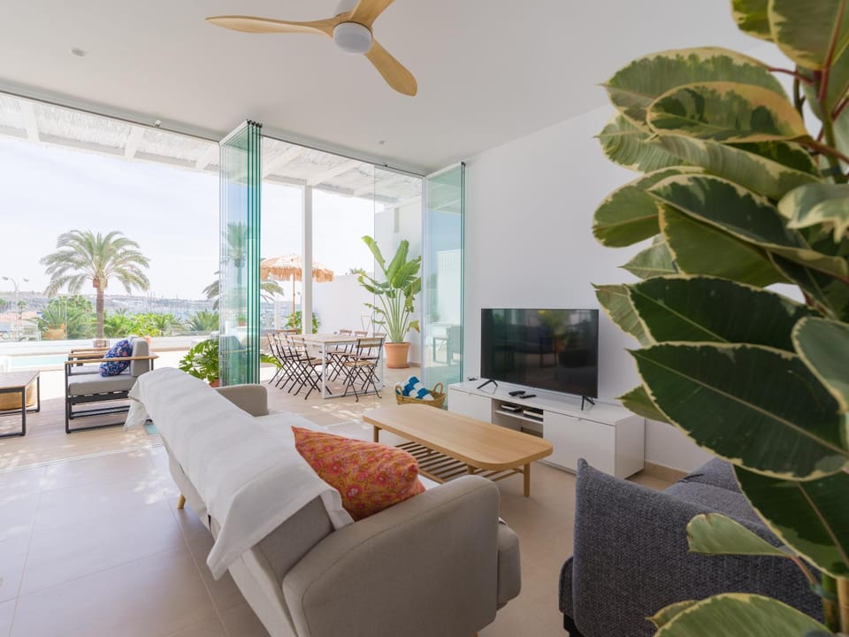 Pasitoblanco Porto Mare 44 Seaview Villa private heated pool House in Pasito Blanco