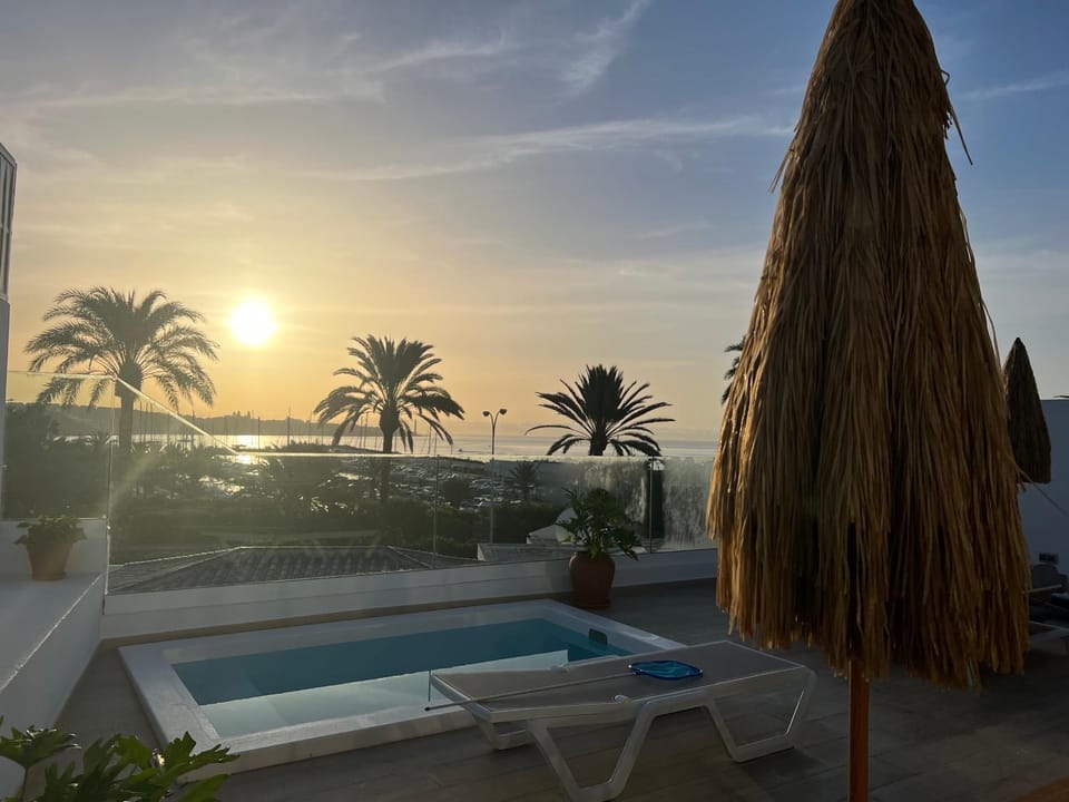 Pasitoblanco Porto Mare 44 Seaview Villa private heated pool House in Pasito Blanco