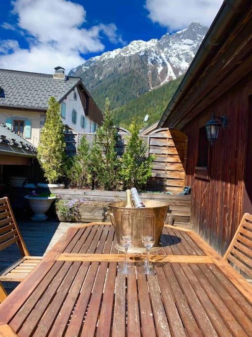 90m2 hypercentre, terrace, next to ski lift Apartment in Chamonix