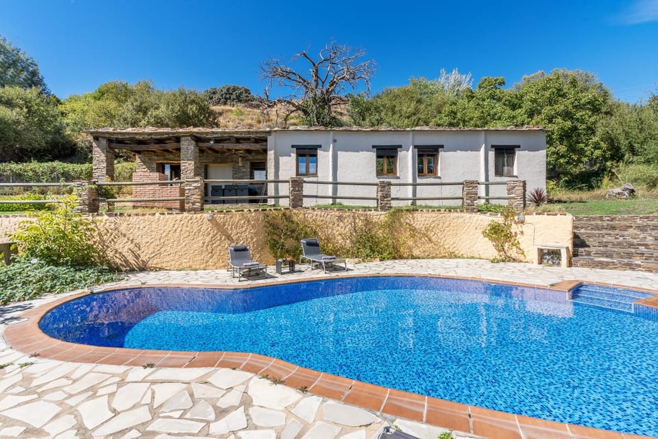 Property building, Living room, Swimming pool