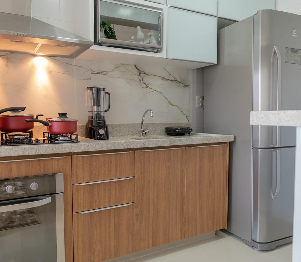 Kitchen or kitchenette, oven, stove