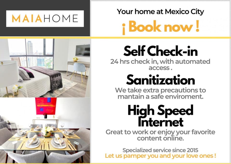 Kahlo MaiaHome- Beautiful Apartment steps from Condesa - 4 Beds - Parking Apartment in Mexico City