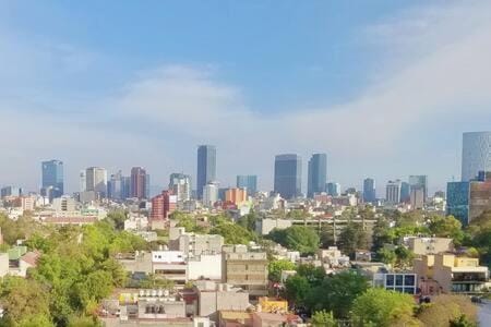 Aurora MaiaHome-2BD Amazing view in Polanco -Pool Gym SPA Apartment in Mexico City