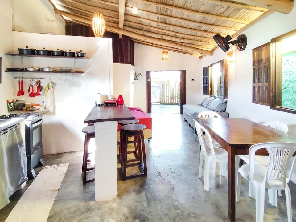 Living room, kitchen