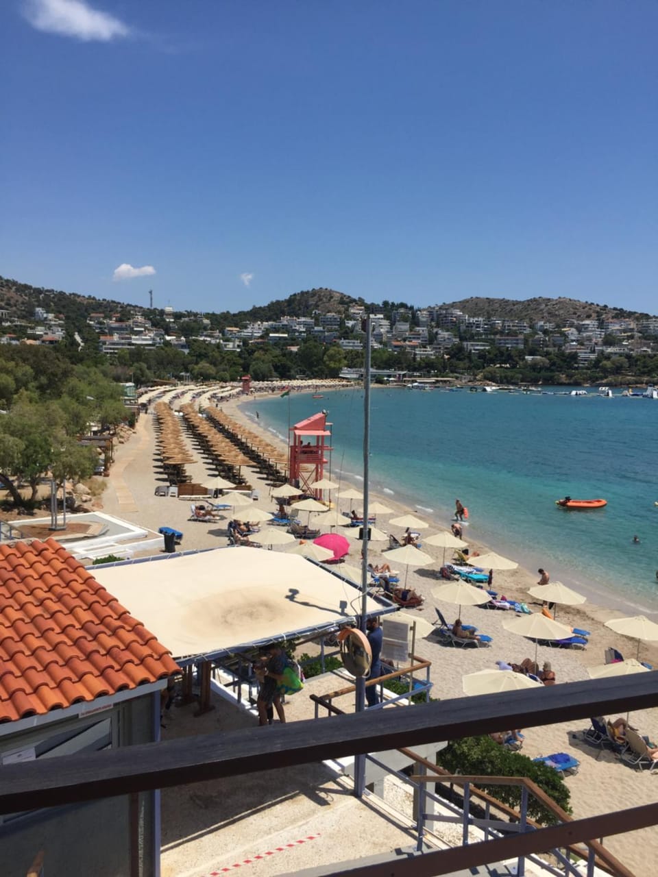 Beach, Sea view, sunbed