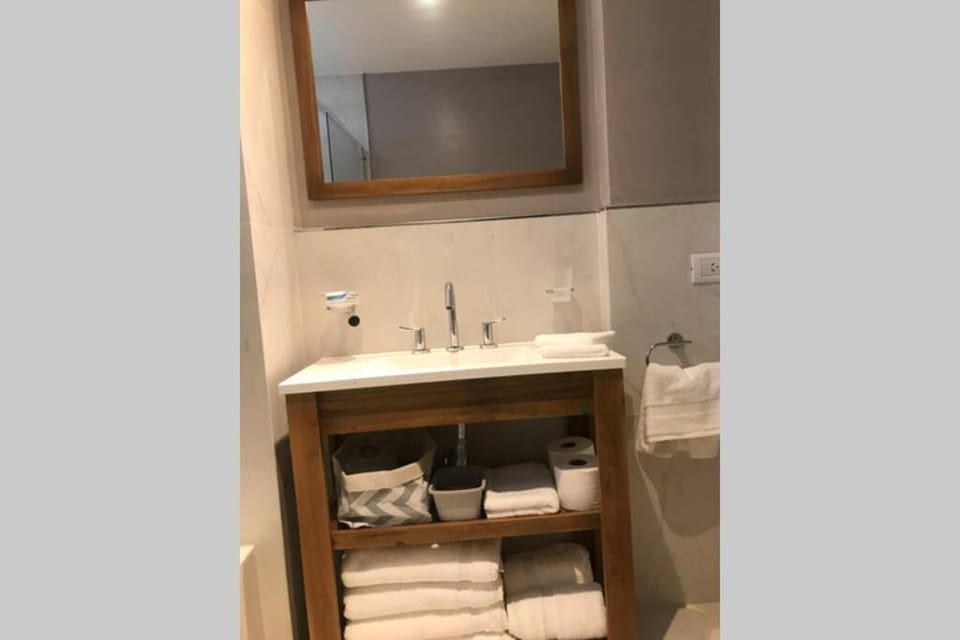 Bathroom, towels