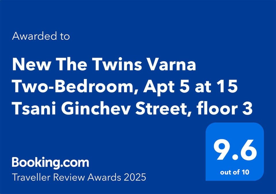 New The Twins Varna Two-Bedroom, Apt 5 at 15 Tsani Ginchev Street, floor 3 Apartment in Varna