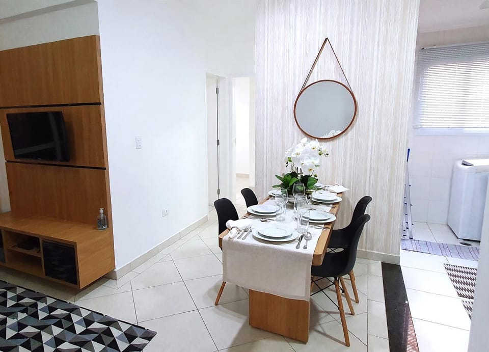 Apto 2 Completo com Varanda Gourmet, Ar Condicionado, Piscina, Sauna e Sala Jogos Apartment in Ubatuba