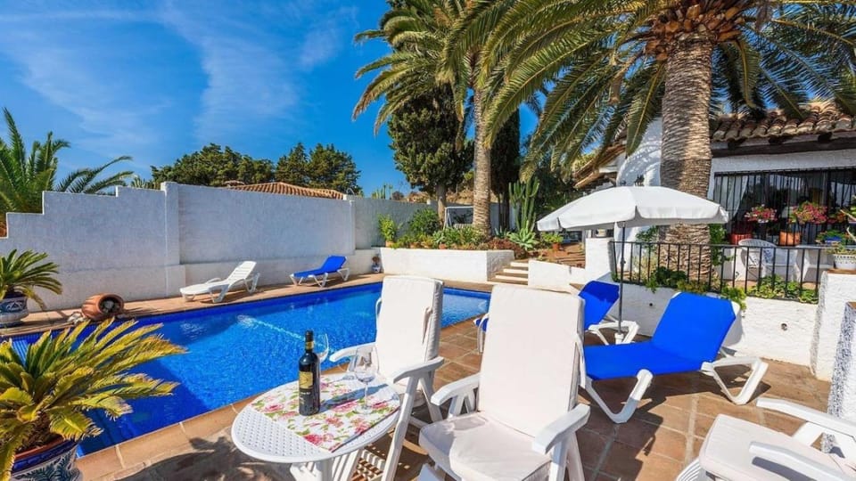 Property building, Living room, Swimming pool