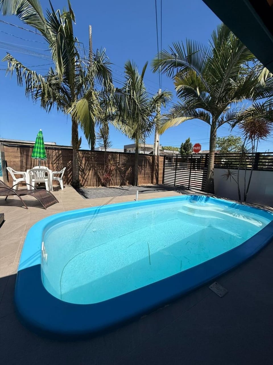 Pool view, Swimming pool, sunbed
