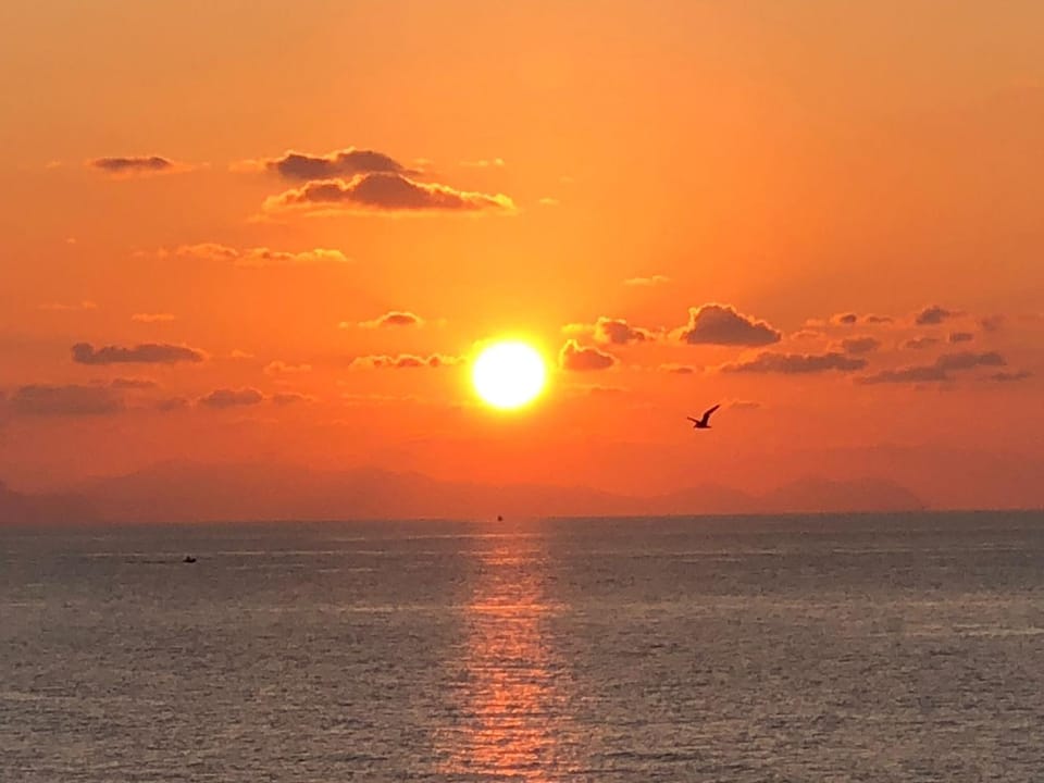 Natural landscape, Sea view, Sunrise, Sunset