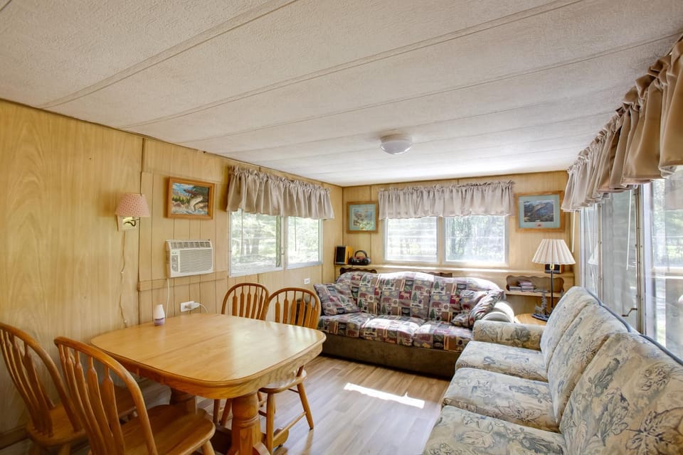 Little Manistee Riverfront Cabin w/ Fire Pit! Cabin in Michigan