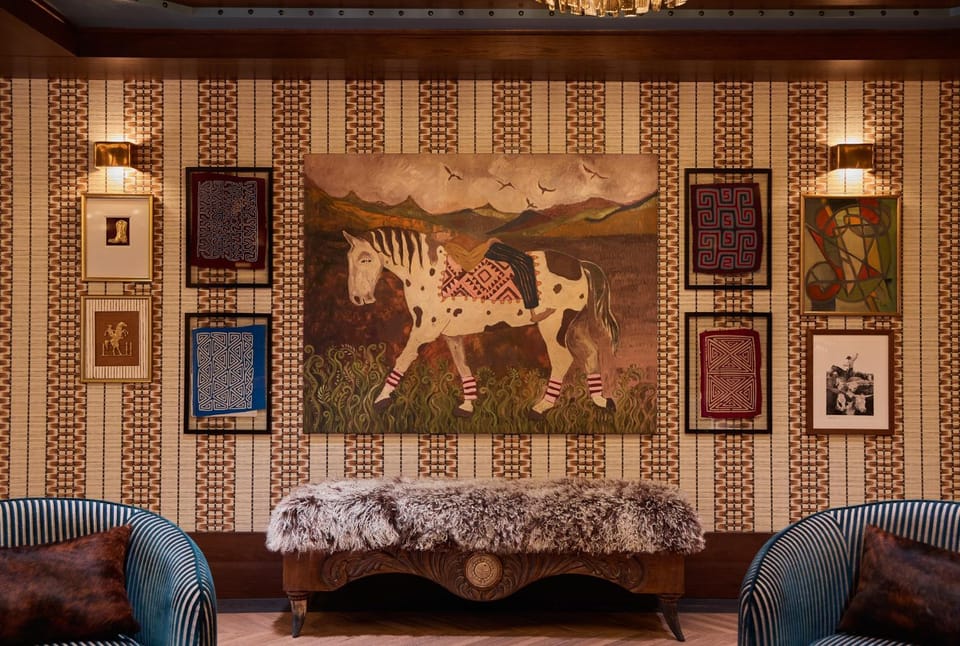 Decorative detail, Seating area