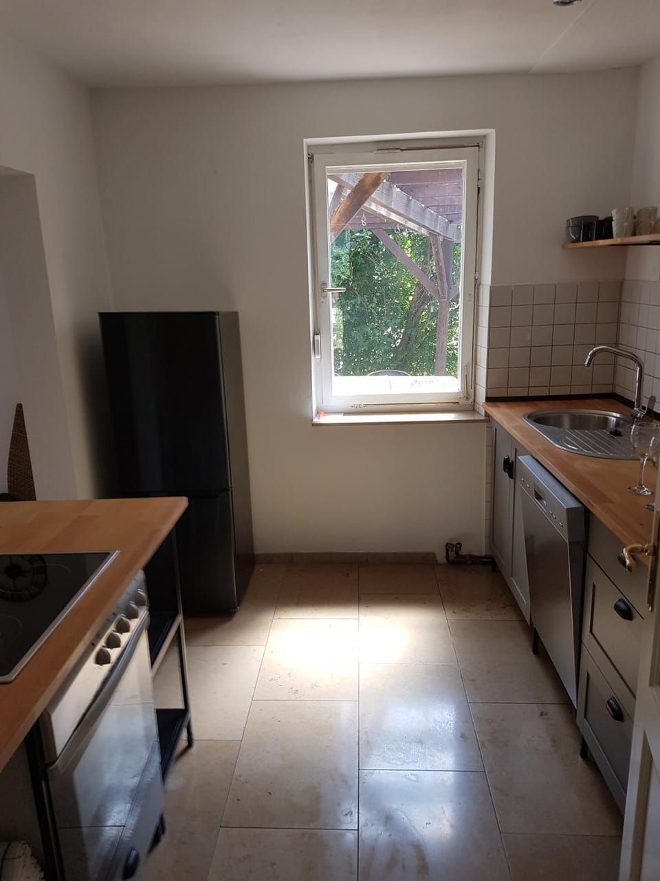 Kitchen or kitchenette, Living room