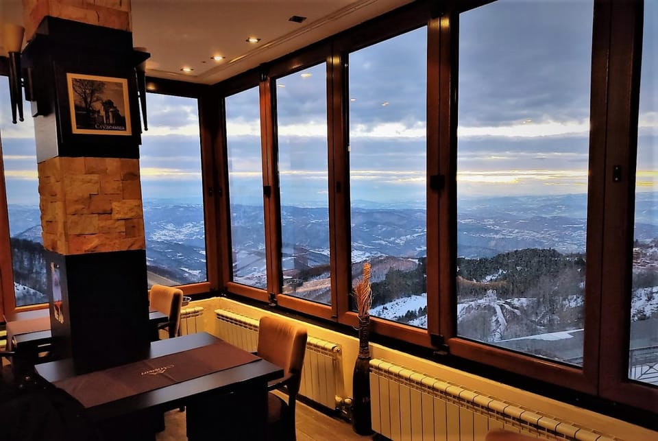 Natural landscape, Dining area, Mountain view