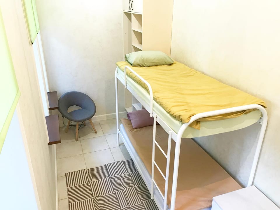 Photo of the whole room, Bedroom, bunk bed