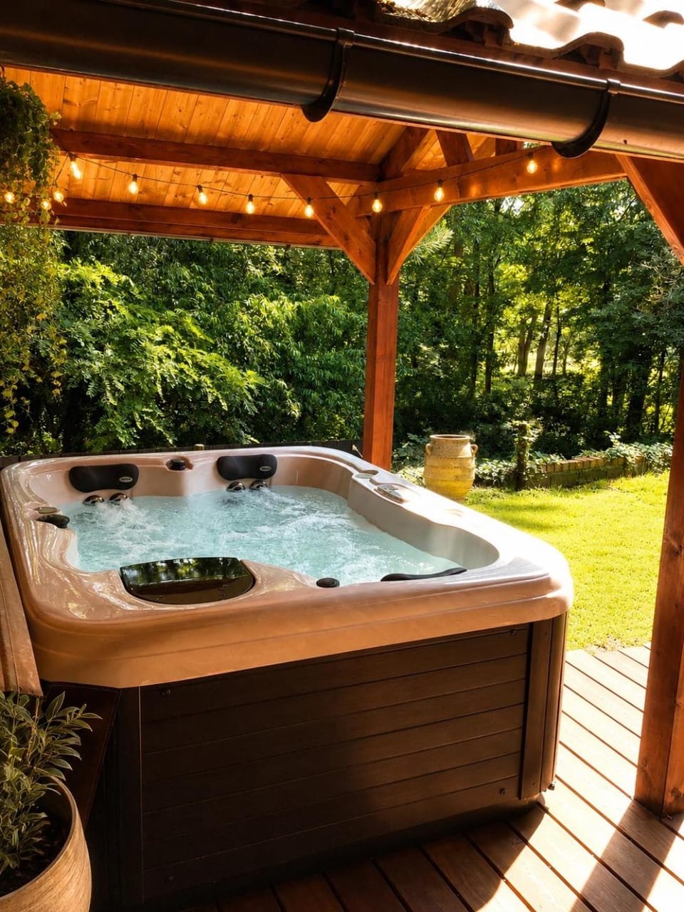 Hot Tub, Garden view