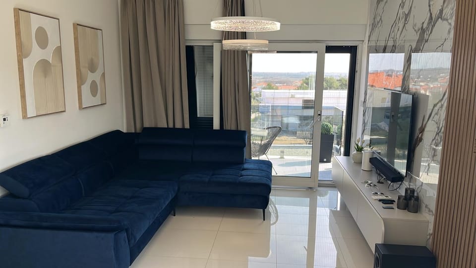 Luxury with jacuzzy on a private roof terrace Apartment in Zadar County