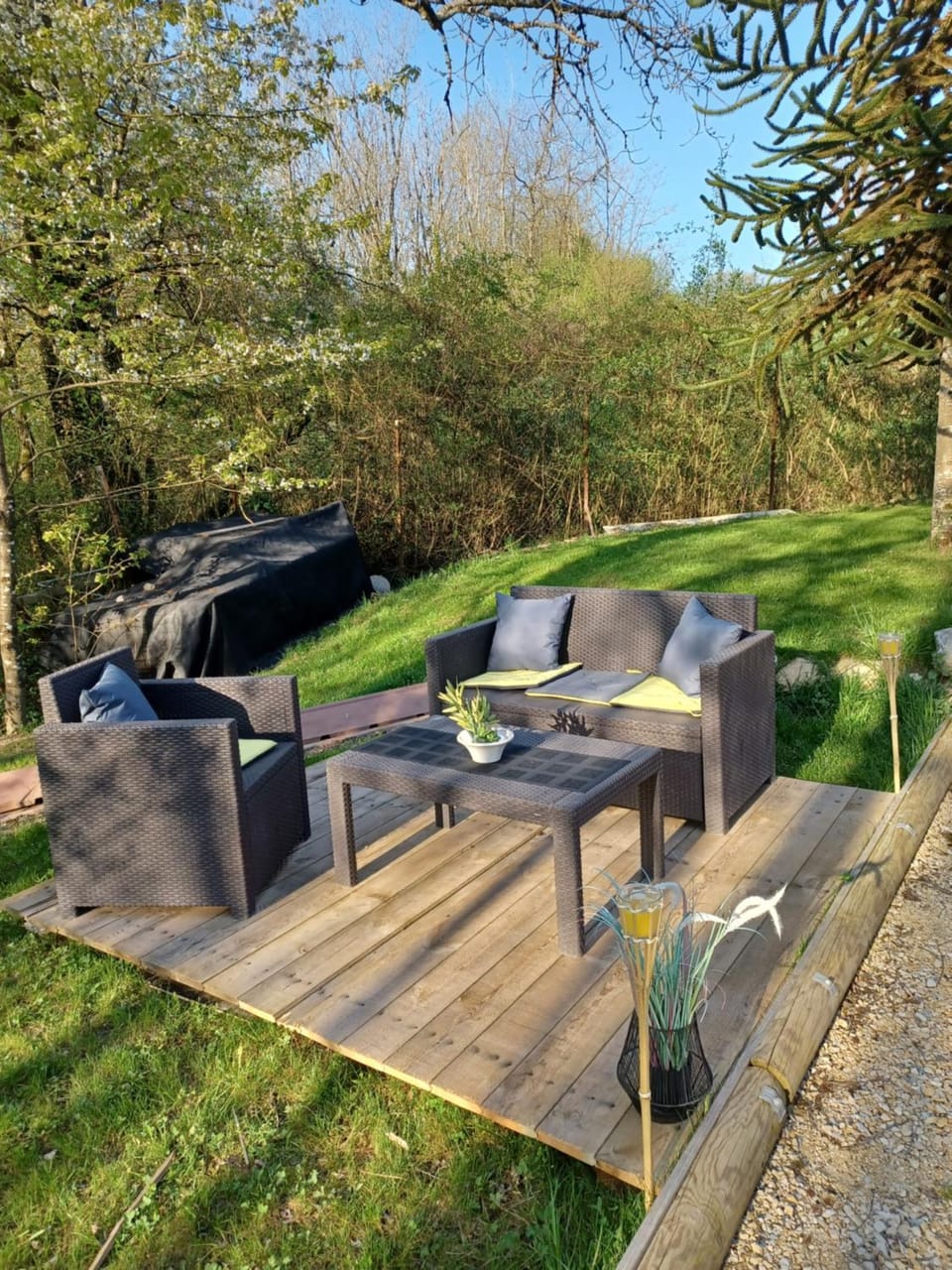 L'orée des bois , détente et calme . Chalet in Haute-Savoie