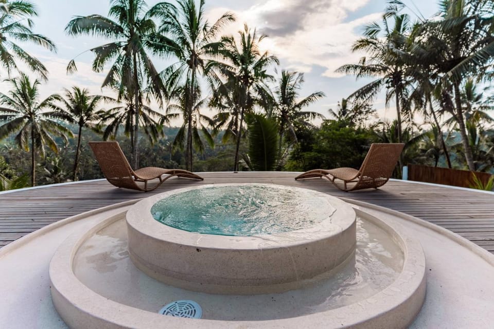 Patio, Day, Natural landscape, Garden view, Pool view
