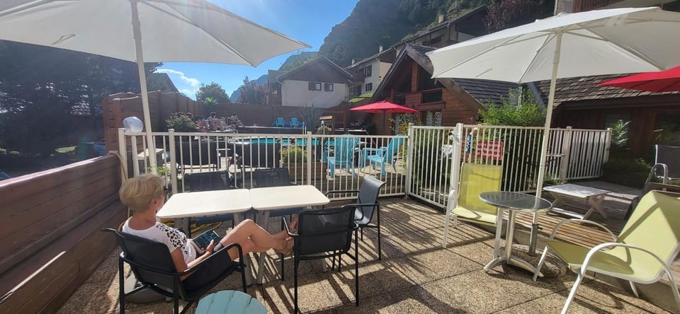 Patio, Pool view, Swimming pool