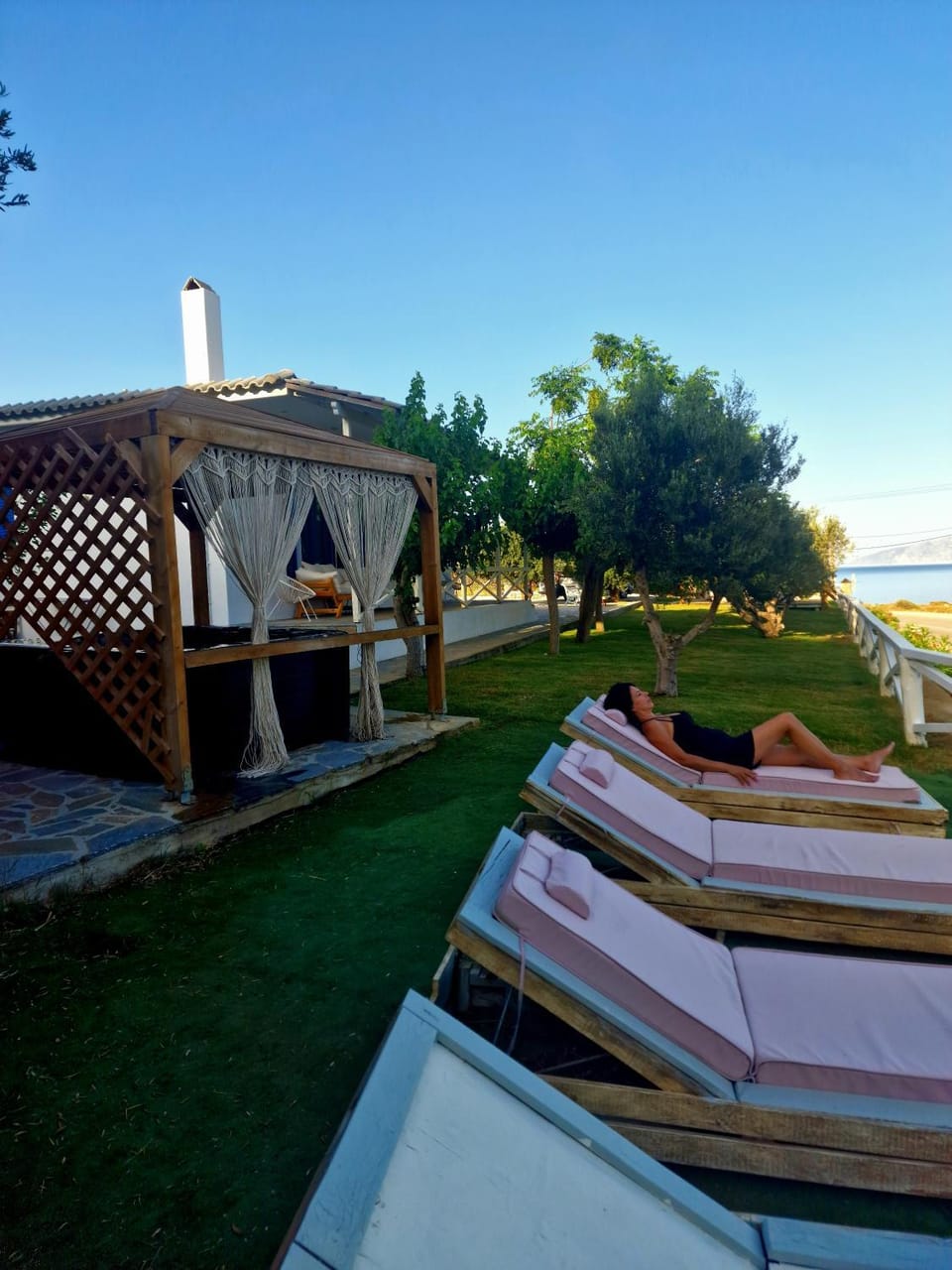 Natural landscape, Garden, Hot Tub, Garden view, Sea view, sunbed