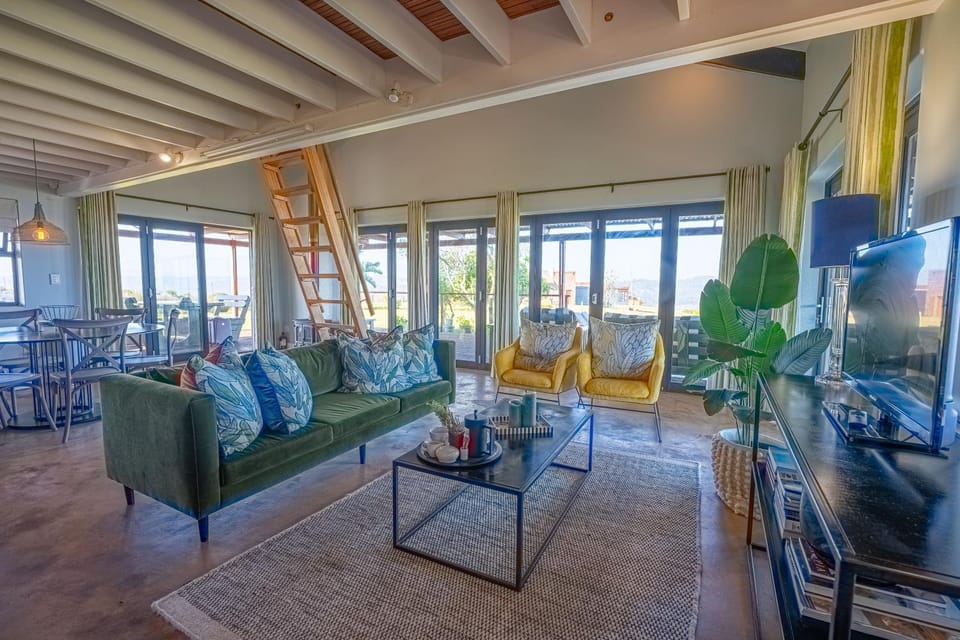 View (from property/room), Living room, Sea view