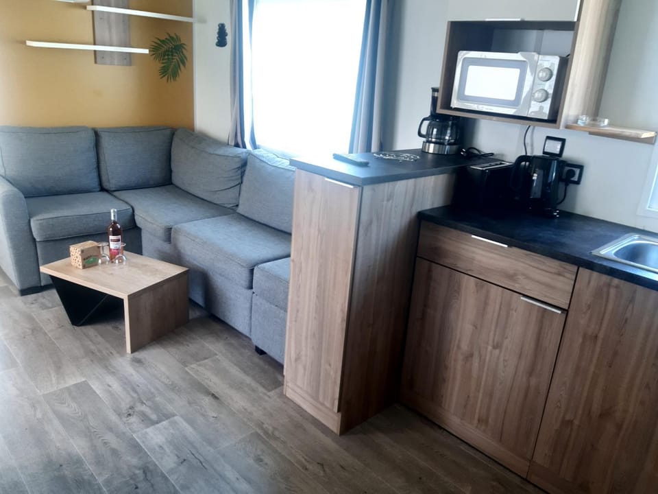 Mobilhome Contis aux Camping des Dunes Campground/ 
RV Resort in Saint-Julien-en-Born