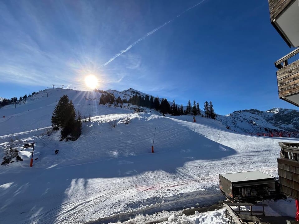 Avoriaz - Appartement rénové 6 pers, balcon, vue sur pistes - FR-1-633-29 Apartment in Avoriaz