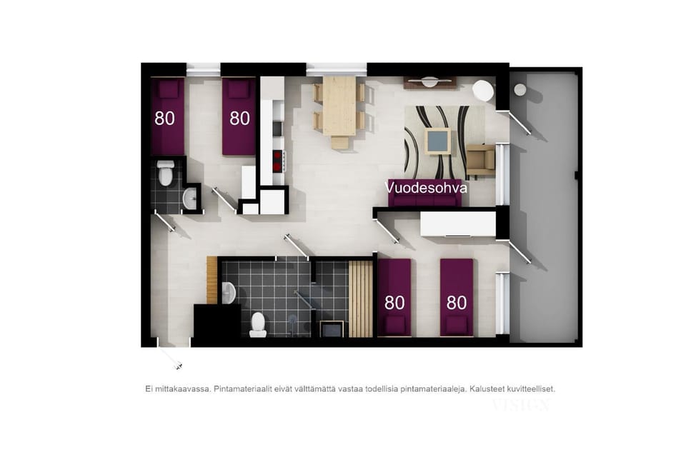 Levillas Alpine Chalets Tunturinlaita Apartment in Lapland