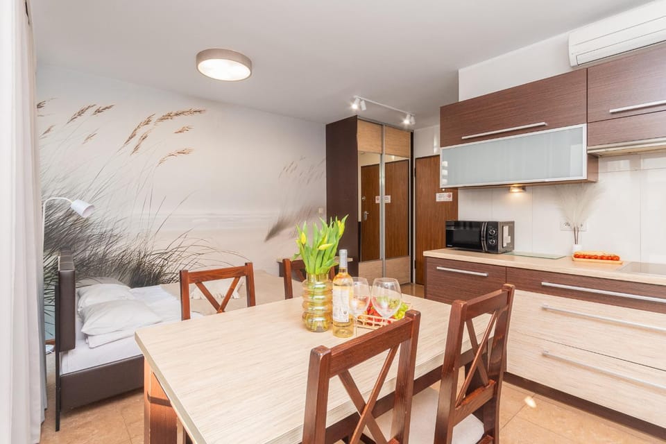 Apartamenty Mierzeja - Baltic Park Stegna, Studio 24 m2, 500 m od plaży, bezpłatny Meleks Apartment in Pomeranian Voivodeship