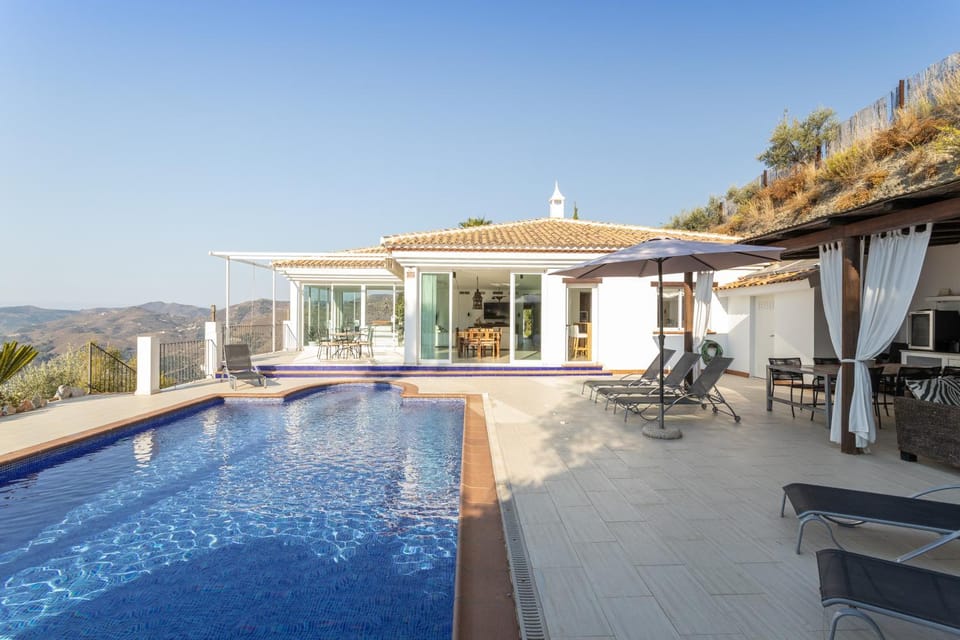Property building, Living room, Swimming pool