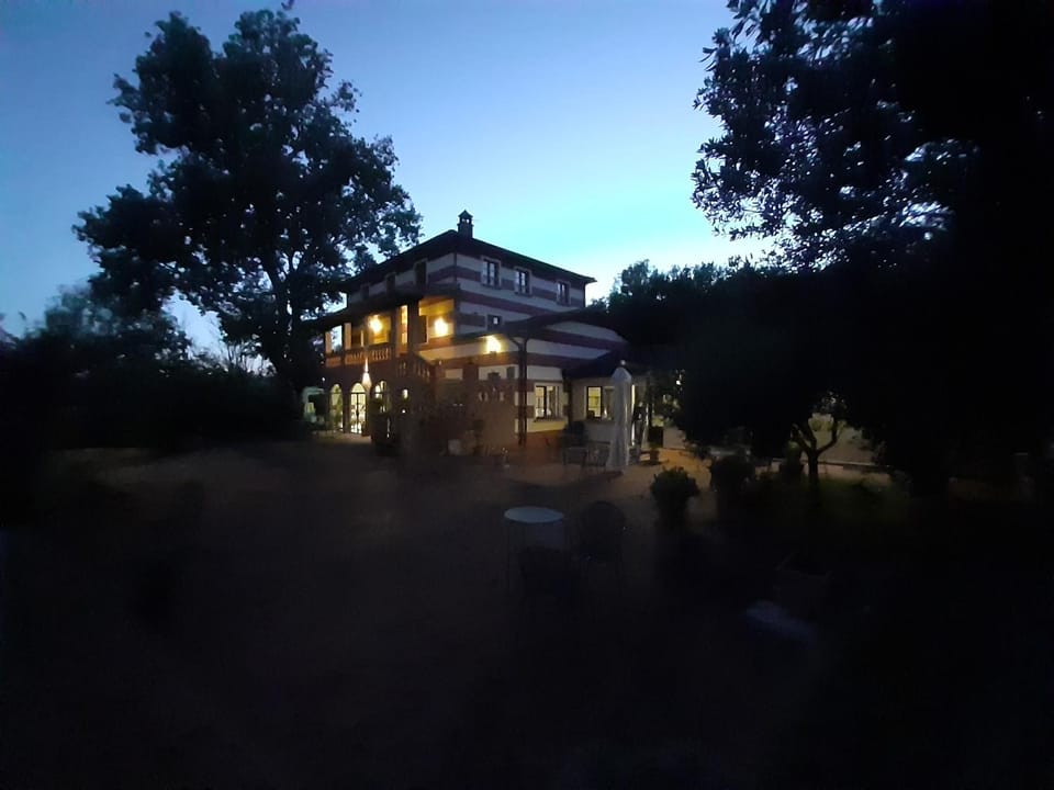 Property building, Sunset