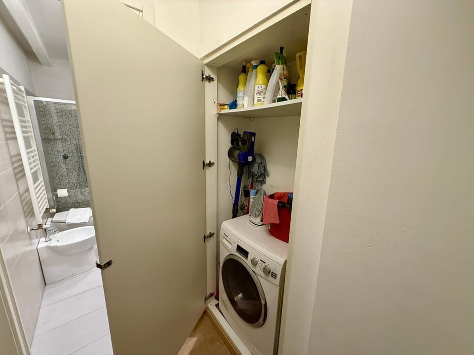 flat iron, washing machine