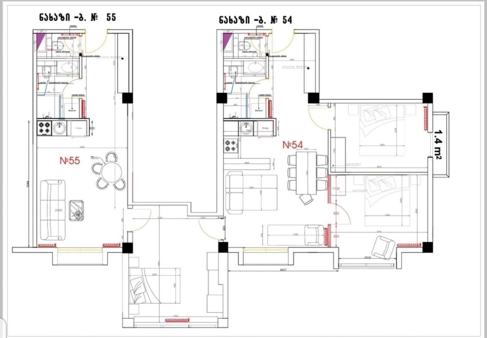 Toilet, Bathroom, Kitchen or kitchenette, Living room, Bedroom