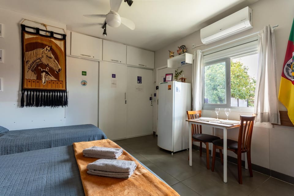 Bedroom, flat iron, furniture, wardrobe, air conditioner, air conditioner