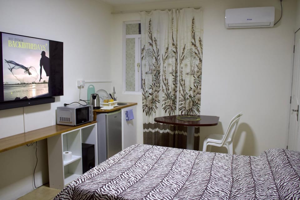 Bed, TV and multimedia, Kitchen or kitchenette, Photo of the whole room, Dining area, minibar, air conditioner