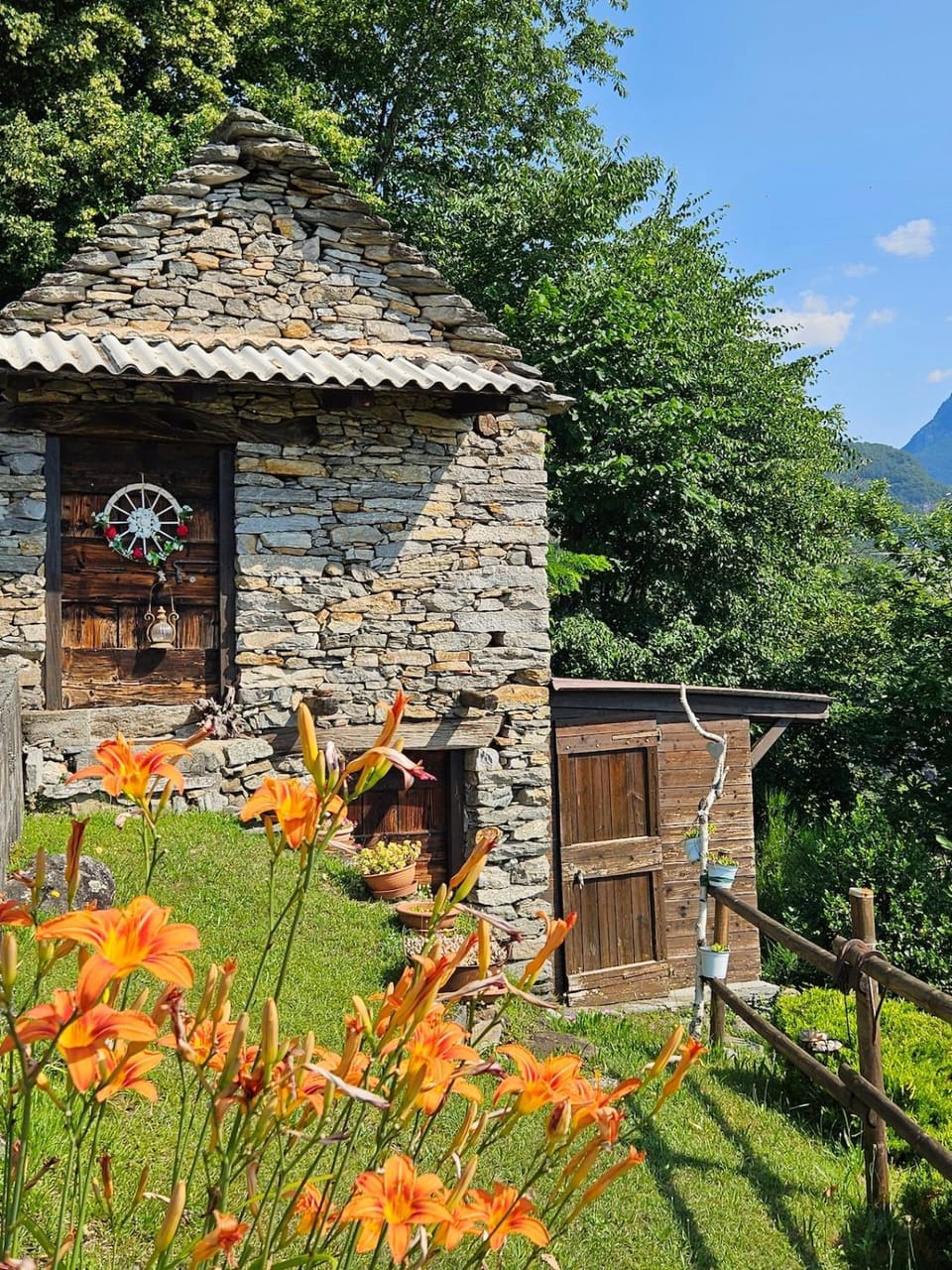 Natural landscape, Garden, Garden view