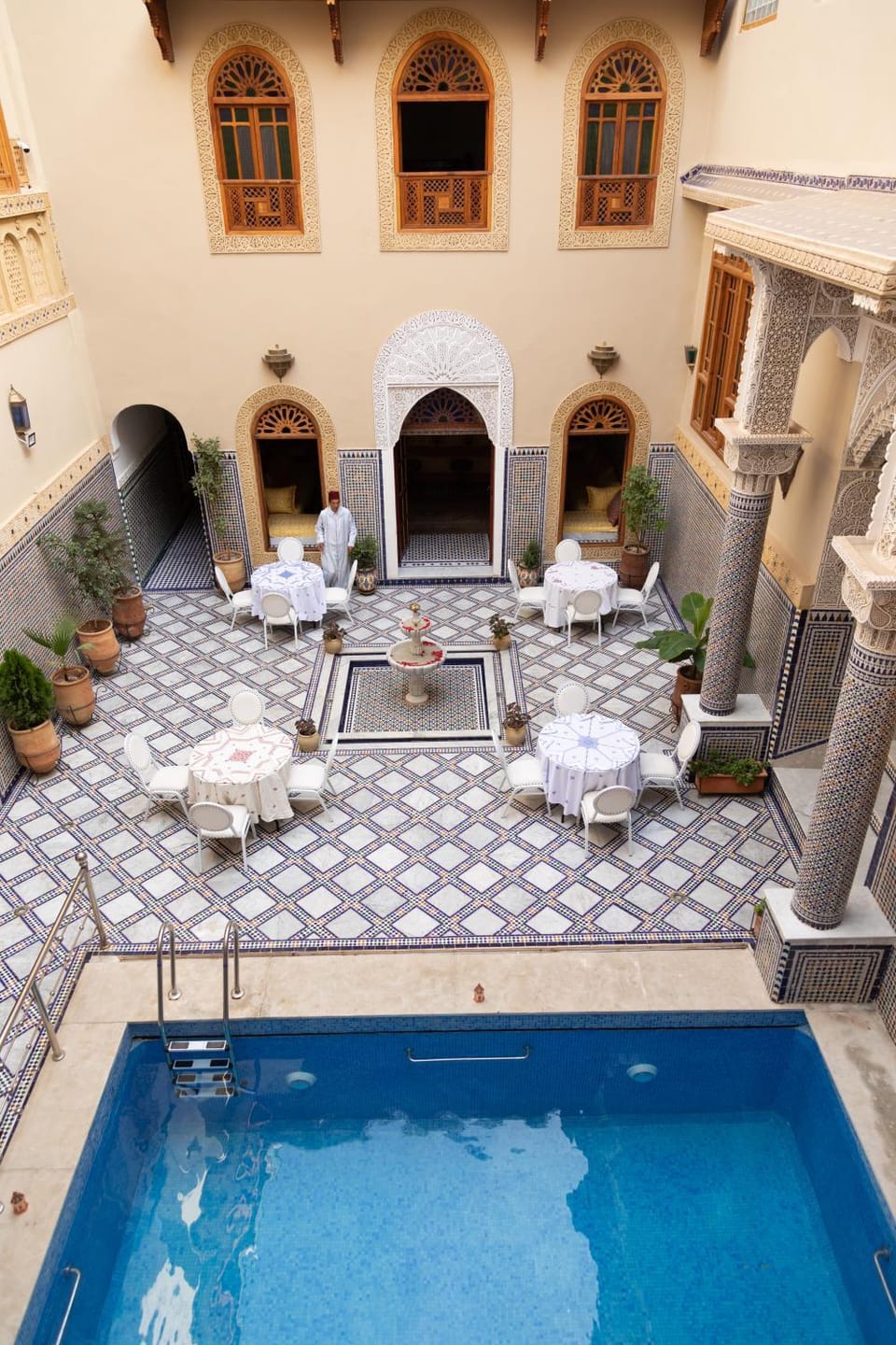 Property building, Pool view, Swimming pool