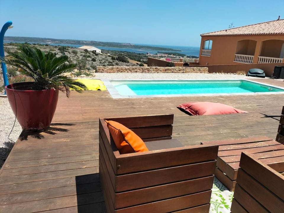 Maison avec vue sur la mer et avec piscine à Fitou Apartment in Occitanie