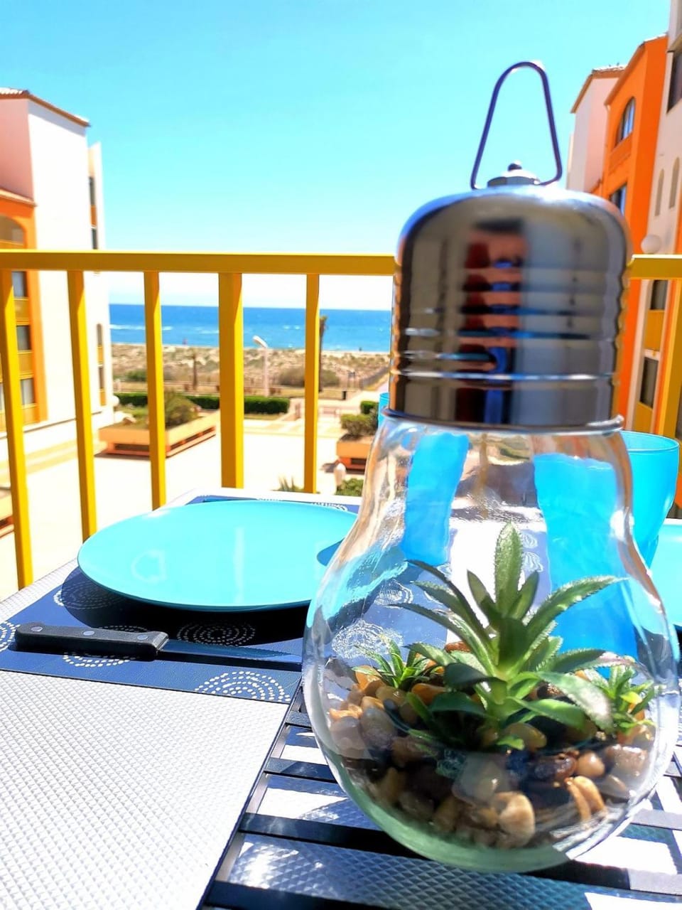 appartement vue mer,accès direct plage,fibre,clim,parking public gratuit Apartment in Le Barcarès