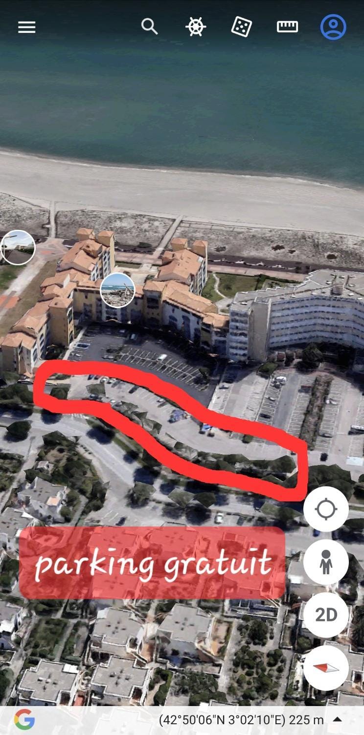 appartement vue mer,accès direct plage,fibre,clim,parking public gratuit Apartment in Le Barcarès
