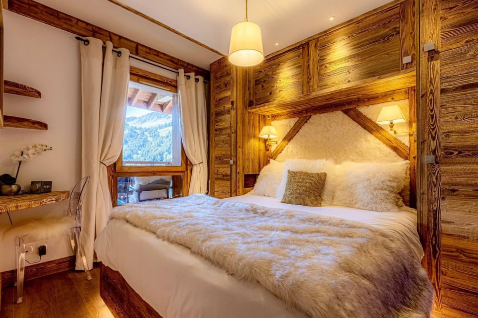 Arc 1950, ambiance chalet luxe 5/7pers dans résidence 5* skis aux pieds avec SPA Apartment in Bourg-Saint-Maurice