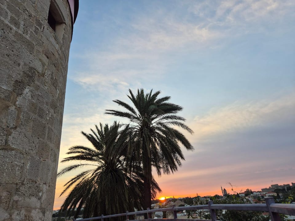 A medieval windmill tower 2bedrooms in the heart of old town with magnificent panoramic seaview and cityview House in Rhodes