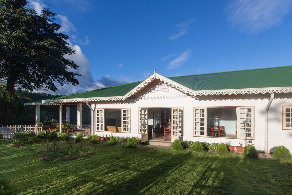 Property building, Garden view