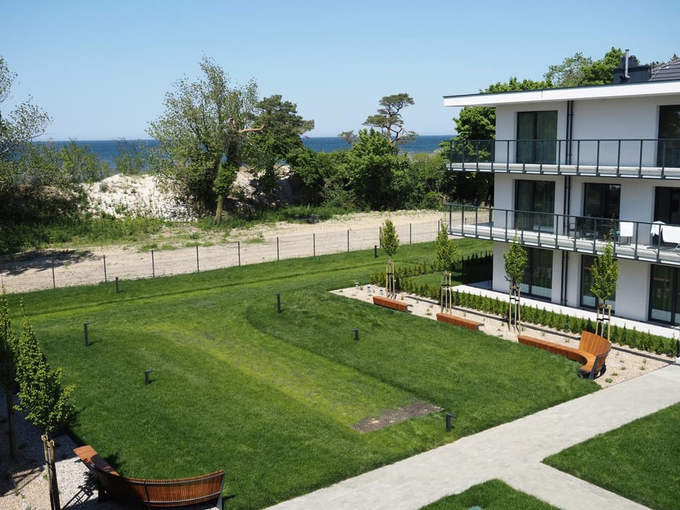 Property building, Summer, Garden, Garden view, Sea view